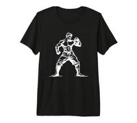 Hombre Kickboxing Guy Dibujando Muay Thai para Niños Camiseta Premium