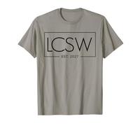 Hombre LCSW EST 2027 Graduación Licenciada Trabajador Social Clínico Camiseta