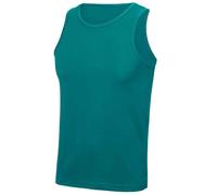 Hombre Liso Poliéster Transpirable Atlético SPORTS Camiseta sin Mangas Singlet