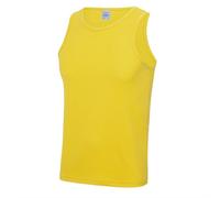 Hombre Liso Poliéster Transpirable Atlético SPORTS Camiseta sin Mangas Singlet