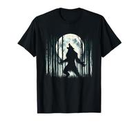 Hombre lobo aullando a la luna llena - Alpha Wolf Meme Literalmente Yo Camiseta