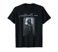 Hombre Lobo Solitario Literalmente yo Humor Oscuro Meme estoico Camiseta