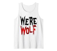 Hombre lobo urbano - Aullido de medianoche estilo graffiti Camiseta sin Mangas