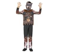 Hombre Lobo Warrior Disfraz + Máscara para Niños Halloween Disfraz