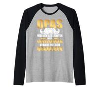Hombre Los Abuelos fueron Creados Porque los Nietos Necesitan Camiseta Manga Raglan