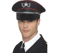 Hombre Lujo Militar Oficial Sombrero de Disfraz Piloto General Capitán Stag New