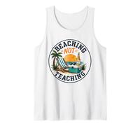 Hombre Maestro Vacaciones de Verano Playa No Enseñar Viaje a la Playa Camiseta sin Mangas