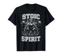 Hombre Marcus Aurelius Estoicismo Gimnasio Culturismo Disciplina Camiseta gráfica económica