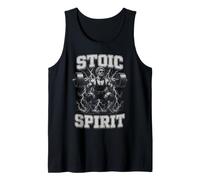 Hombre Marcus Aurelius Estoicismo Gimnasio Culturismo Disciplina Camiseta sin Mangas