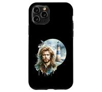 Hombre marítimo Faros Marinero Gaviotas Hombres Nórdico Mujer Carcasa para iPhone 11 Pro