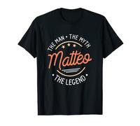 Hombre Matteo El Hombre El Mito La Leyenda Camiseta