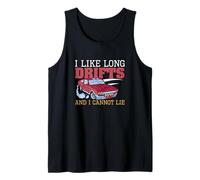 Hombre Me Gustan Las derivas largas y no Puedo mentir a la Deriva Drifters Divertidos Camiseta sin Mangas