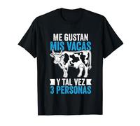 Hombre Me Gustan Mis Vacas Y 3 Personas Granjero Vaca Camiseta