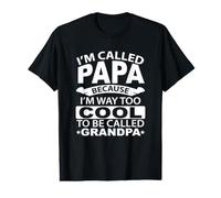 Hombre Me Llaman Papa Porque Soy Demasiado Genial para ser Abuelo Camiseta gráfica económica
