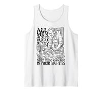 Hombre Men Created Equal Woodworking Dad Eighties 80th Birthday Camiseta sin Mangas