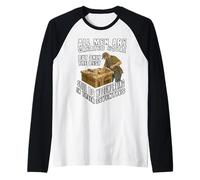 Hombre Men Created Equal Woodworking Dad Seventies 70th Birthday Camiseta Manga Raglan
