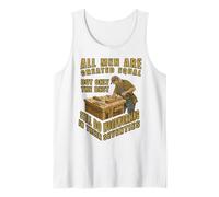 Hombre Men Created Equal Woodworking Dad Seventies 70th Birthday Camiseta sin Mangas