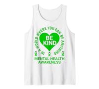 Hombre Mental Health Awareness Month 2026 - Be Kind Mental Health Camiseta sin Mangas