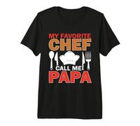 Hombre Mi Chef Favorito llámame papá Camiseta Premium