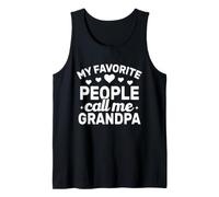 Hombre Mi Gente Favorita me Llama Abuelo Camiseta sin Mangas