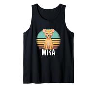 Hombre Mika - Hermoso Nombre de niño con león Hermoso Camiseta sin Mangas