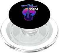 Hombre Mito Leyenda 2014 Nacido Camiseta Guitarra Rock Retro PopSockets PopGrip para MagSafe