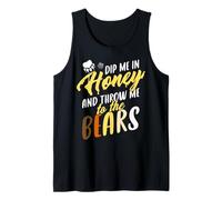 Hombre Mójame en Miel Gay Hombres Oso Orgullo Camiseta sin Mangas