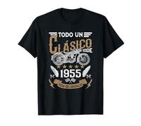 Hombre Motero Todo Un Clásico Nacido En 1955 Cumpleaños Camiseta