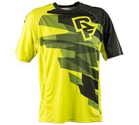 Hombre MountainBike Motocross Jersey Camiseta de Manga Corta Traje de Descenso al Aire Libre a Prueba de Viento Transpirable y Que Absorbe El Sudor Secado Rápido MTB Maillots,Amarillo,3XL