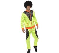 Hombre Mujer 80s Cáscara Traje Disfraz Scouser Chándal Mujer Nuevo