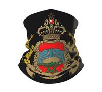 Hombre Mujer Bandana Escudo De Armas De Marruecos Pasamontañas Durable Pañuelo De Cabeza Protección Solar Polainas De Cuello para Cámping Yoga Motocicleta