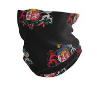 Hombre Mujer Bandera Letonia Gaiter Cuello Secado Rápido Escudo Facial Bufanda Tubular Multifuncional Emblema Nacional Prenda Cabeza Para Fútbol Pesca Carrera