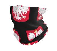 Hombre Mujer Bandera Polonia Gaiter Cuello Secado Rápido Escudo Facial Bufanda Tubular Multifuncional Emblema Nacional Prenda Cabeza Para Fútbol Pesca Carrera