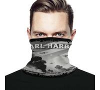 Hombre Mujer Bufanda Facial Evento Histórico De Pearl Harbor Pañuelo De Cabeza Respirable Calentador De Cuello Elástico Polainas De Cuello para Verano Senderismo Correr