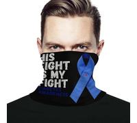 Hombre Mujer Bufanda Facial Su Lucha Es Mi Lucha Concientización sobre La Diabetes Calentador De Cuello Multifuncional Pañuelo De Cabeza Durable Bandana para Yoga Motocicleta Correr