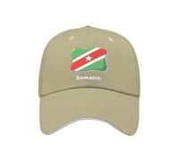 Hombre Mujer Perfil Bajo Gorra De Béisbol Vintage con Somalia Bandera Nacional Gorra Dad Ajustable Lisa Copa del Mundo