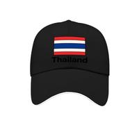 Hombre Mujer Perfil Bajo Gorra De Béisbol Vintage con Tailandia Bandera Nacional Gorra Dad Ajustable Lisa Copa del Mundo