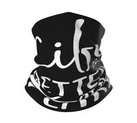 Hombre Mujer Polainas De Cuello La Vida Es Mejor En El Lago Sombreros Respirable Bandana Elástico Calentador De Cuello para Verano Cámping Senderismo