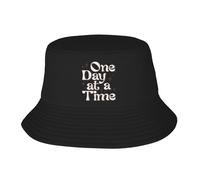Hombre Mujer Sombrero De Sol Un Día A La Vez Ansiedad Arte Bucket Hat Rápido Secado Gorro Pescador Grande Sombrero De Pescador para Ciclismo Camping Aire Libre