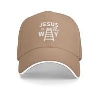 Hombre Mujer Sombrero El Único Camino Es El Cristianismo De Jesús. Gorras Hip Hop Cómoda Gorra De Béisbol Protección UV Gorra Trucker para Senderismo Running Verano