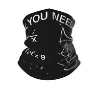 Hombre Mujer Sombreros Todo Lo Que Necesitas Es Amor, Matemáticas Polainas De Cuello Protección Solar Calentador De Cuello Secado Rápido Bandana para Cámping Correr Senderismo