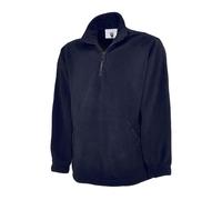 Hombre Mujer Uneek Premium Micro Vellón Media Cremallera Chaqueta 1/4 Muy Anti