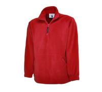 Hombre Mujer Uneek Premium Micro Vellón Media Cremallera Chaqueta 1/4 Muy Anti