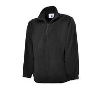 Hombre Mujer Uneek Premium Micro Vellón Media Cremallera Chaqueta 1/4 Muy Anti
