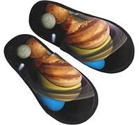 Hombre Mujer Zapatillas De Estar Por Casa Planetas Júpiter Tierra Saturno Cálido Zapatos Caliente Invierno Pantuflas Lavable Pantuflas Para Interior Exterior Otoño L