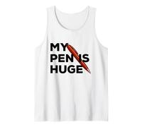Hombre My Pen Is Huge Joke Camiseta sin Mangas