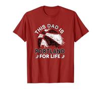Hombre NBA Father's Day This Dad Is Portland Forever Camiseta
