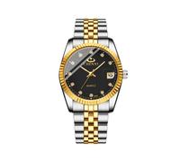 (Hombre Negro) CHENXI Reloj de marca de lujo para mujeres y hombres Reloj impermeable Calendario masculino