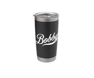 Hombre niño Idea de regalo divertido humor nombre para Bobby Vaso térmico de acero inoxidable de doble pared