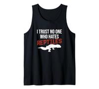 Hombre No confío en Nadie Que Odie a los Reptiles, Divertido Propietario de un geco Leopardo Camiseta sin Mangas